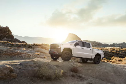 white car car Chevrolet vehicle Chevrolet Silverado HD Desktop Wallpaper | Background Image