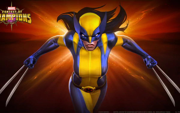 X-23 video game MARVEL Contest of Champions HD Desktop Wallpaper | Background Image