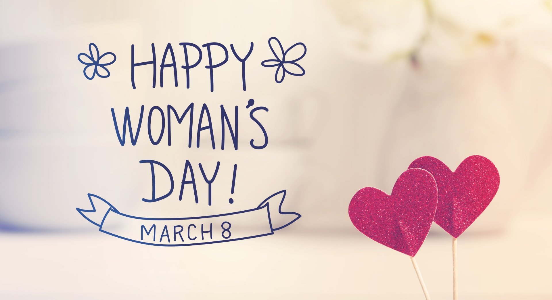 Celebrate Love & Strength: Happy Women's Day 4K Ultra HD Wallpaper ...