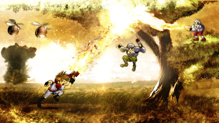 video game Gunstar Heroes HD Desktop Wallpaper | Background Image