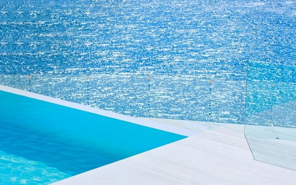 Man Made Pool Turquoise Sunny HD Wallpaper | Background Image