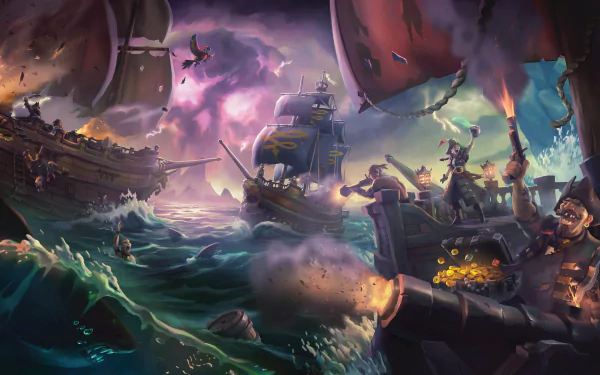 video game Sea Of Thieves HD Desktop Wallpaper | Background Image
