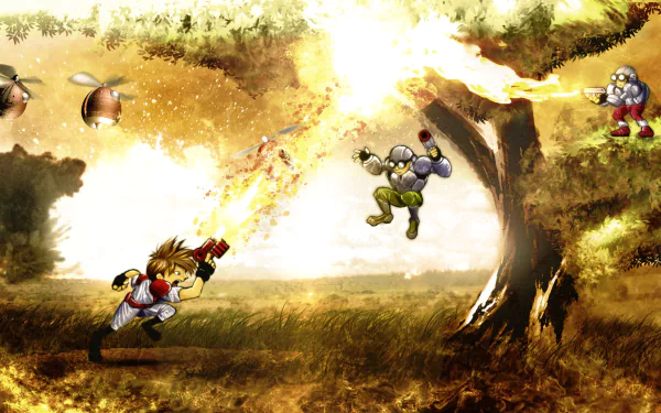 video game Gunstar Heroes HD Desktop Wallpaper | Background Image
