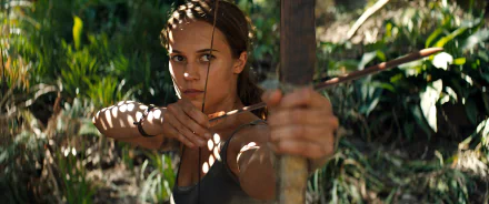 Lara Croft Alicia Vikander movie Tomb Raider (2018) HD Desktop Wallpaper | Background Image