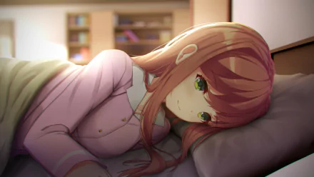 Monika (Doki Doki Literature Club!) video game Doki Doki Literature Club! HD Desktop Wallpaper | Background Image