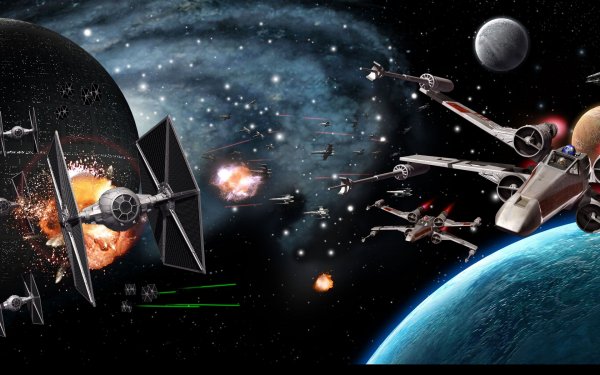 Video Game Star Wars Death Star X-Wing Star Destroyer TIE Fighter HD Wallpaper | Background Image