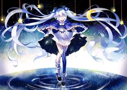 thigh highs Hatsune Miku Anime Vocaloid HD Desktop Wallpaper | Background Image