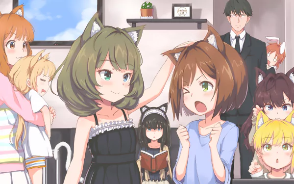 Kaede Takagaki Fumika Sagisawa Kirari Moroboshi Frederica Miyamoto Miku Maekawa Shiki Ichinose Anzu Futaba Nana Abe Anime The iDOLM@STER Cinderella Girls HD Desktop Wallpaper | Background Image