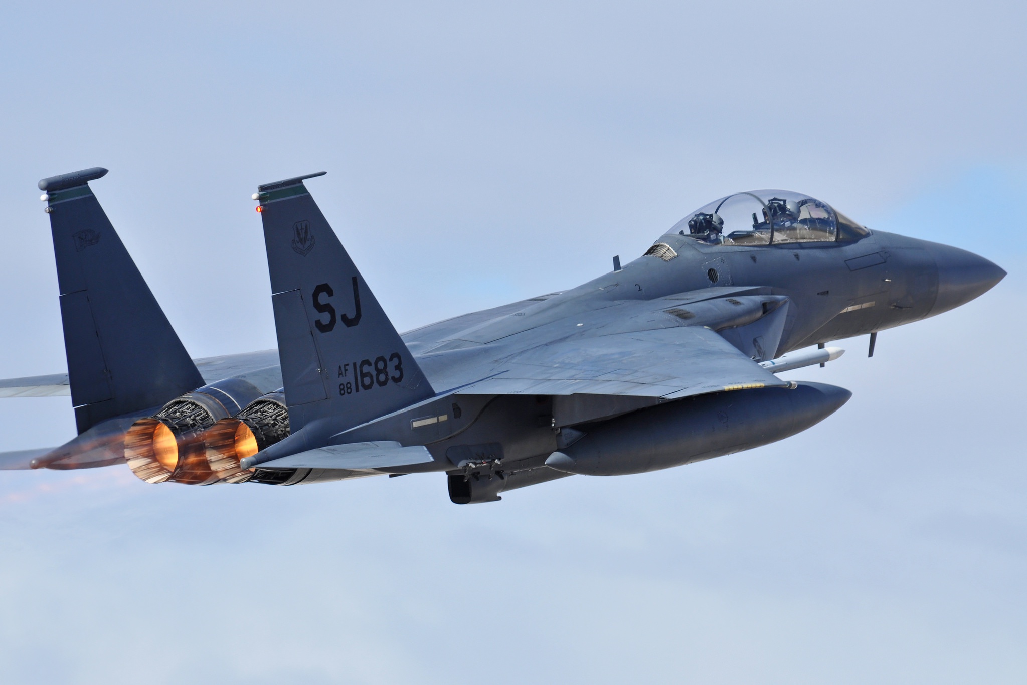 US Military Aircraft F-15E Strike Eagle