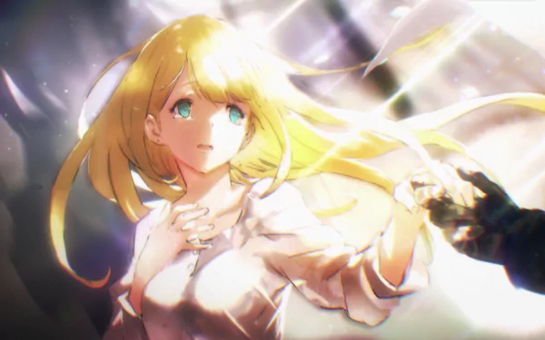 aqua eyes blonde Tsuareninya Veyron Anime Overlord HD Desktop Wallpaper | Background Image