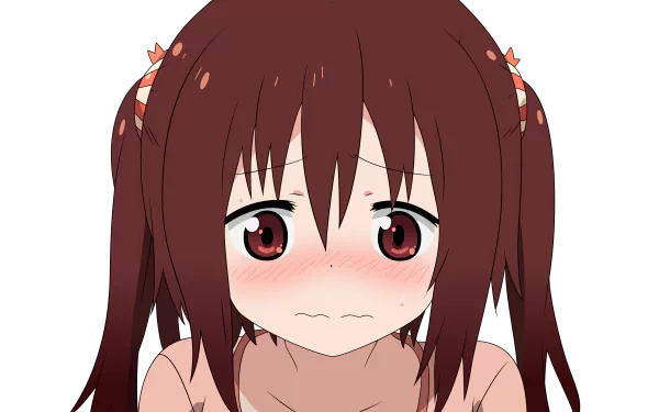 Close-up of Nana Ebina from the anime Himouto! Umaru-chan, featured in a 4K Ultra HD PC desktop wallpaper and background.