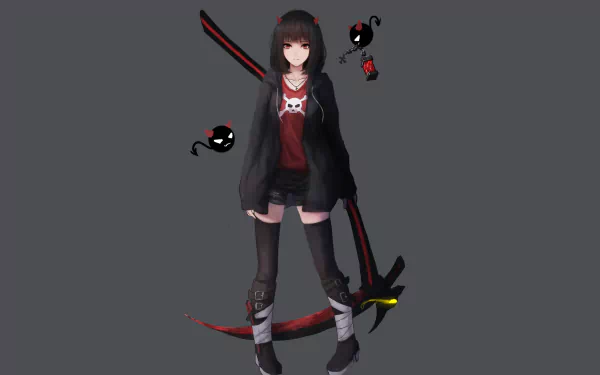 jacket scythe Anime Original HD Desktop Wallpaper | Background Image