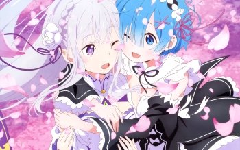 0 4k Ultra Hd Rem Re Zero Wallpapers Background Images