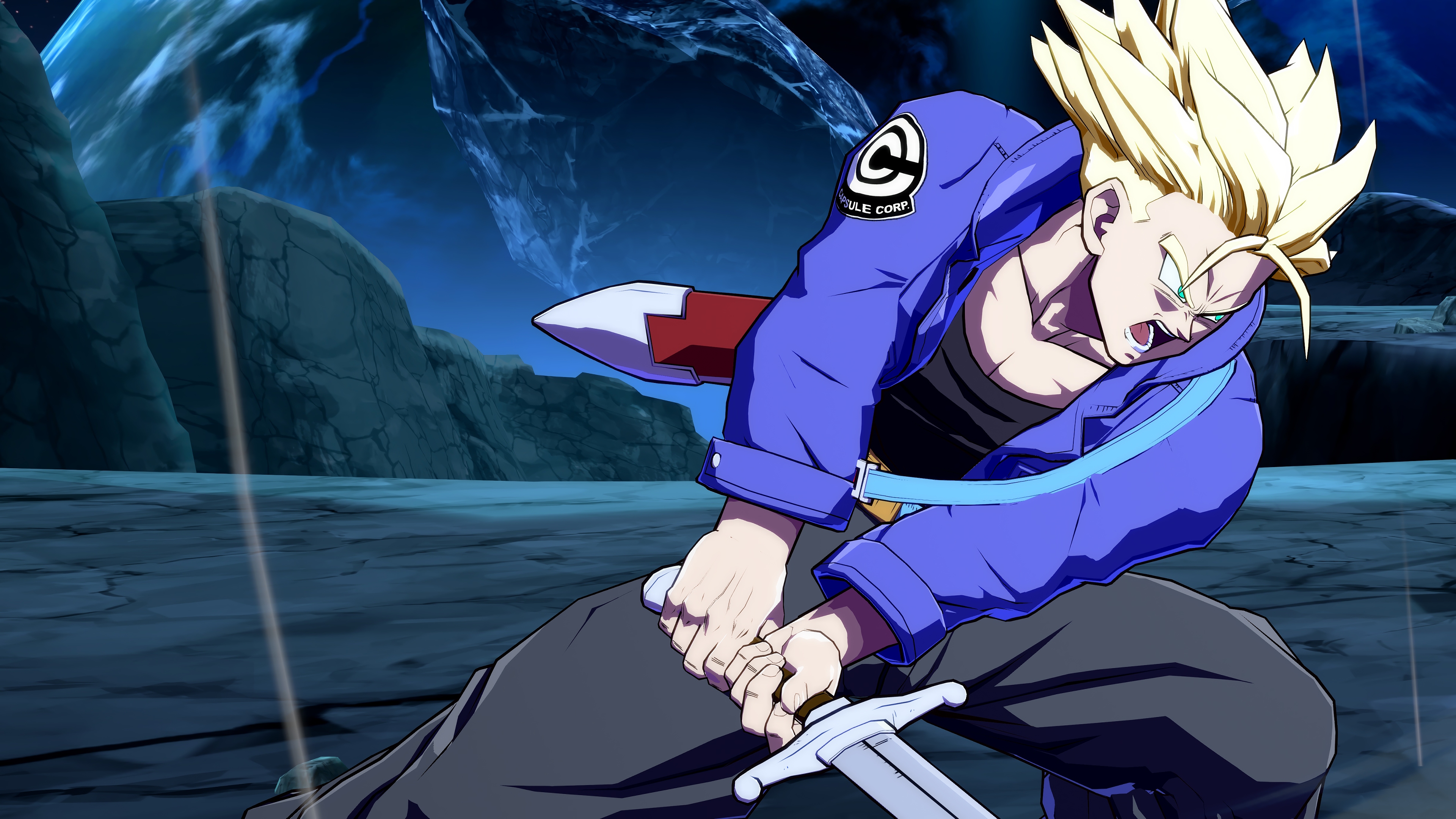 FUTURE TRUNKS WEARING HIS SAIYAN ARMOR  Dragon Ball FighterZ Mod [PC - HD]  