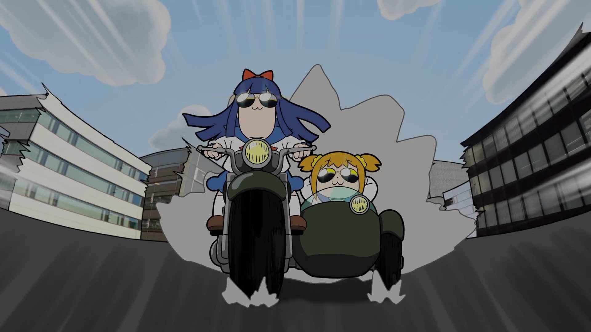 Download Pipimi (Pop Team Epic) Popuko (Pop Team Epic) Anime Pop Team Epic HD Wallpaper