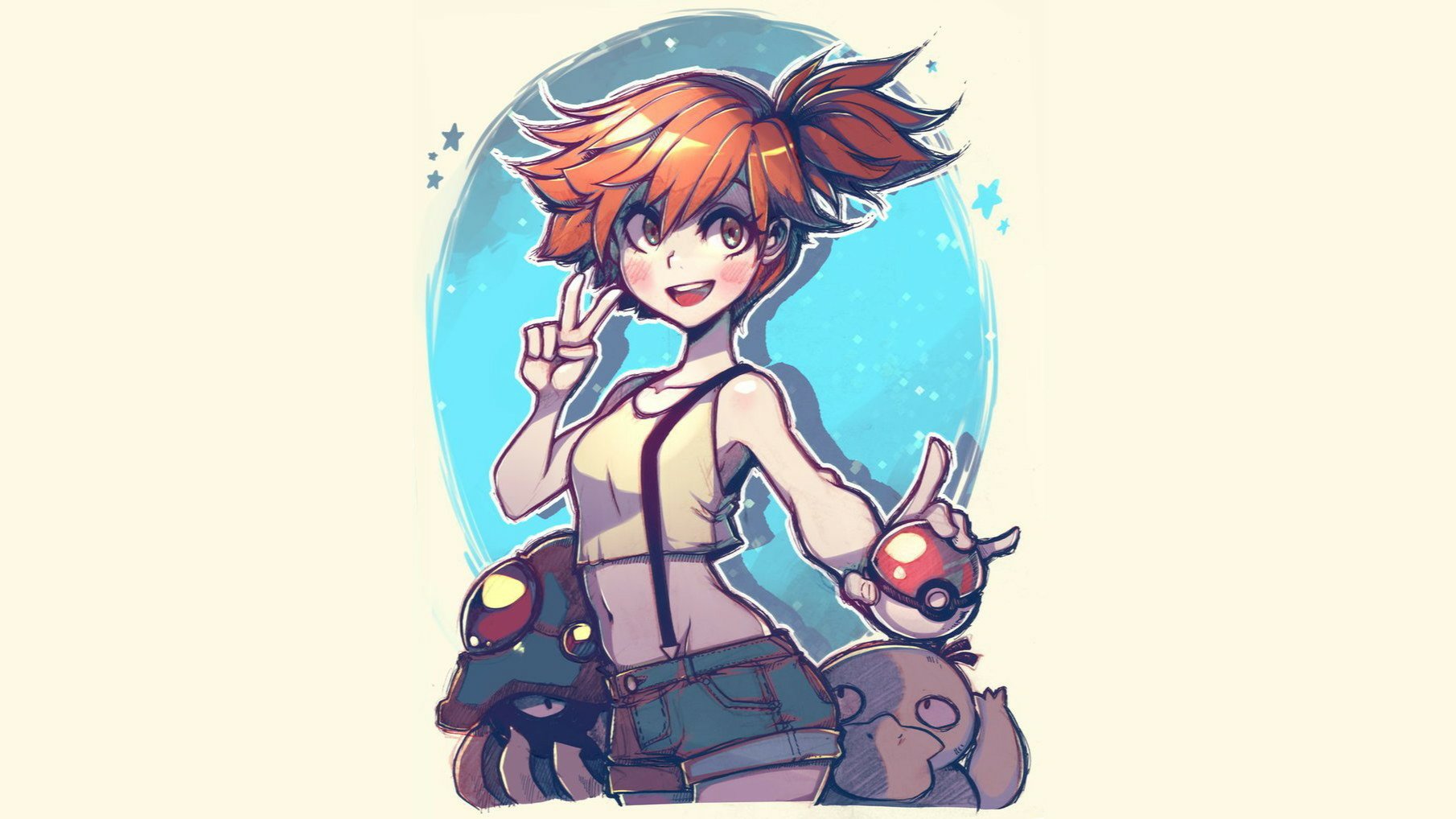 Download Psyduck (Pokémon) Misty (Pokémon) Anime Pokemon Wallpaper