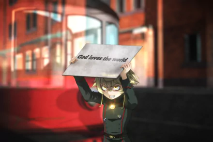 Tanya Degurechaff Anime The Saga of Tanya the Evil HD Desktop Wallpaper | Background Image