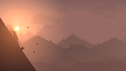 mountain minimalist video game Alto's Adventure Minimalist Gaming HD Desktop Wallpaper | Background Image