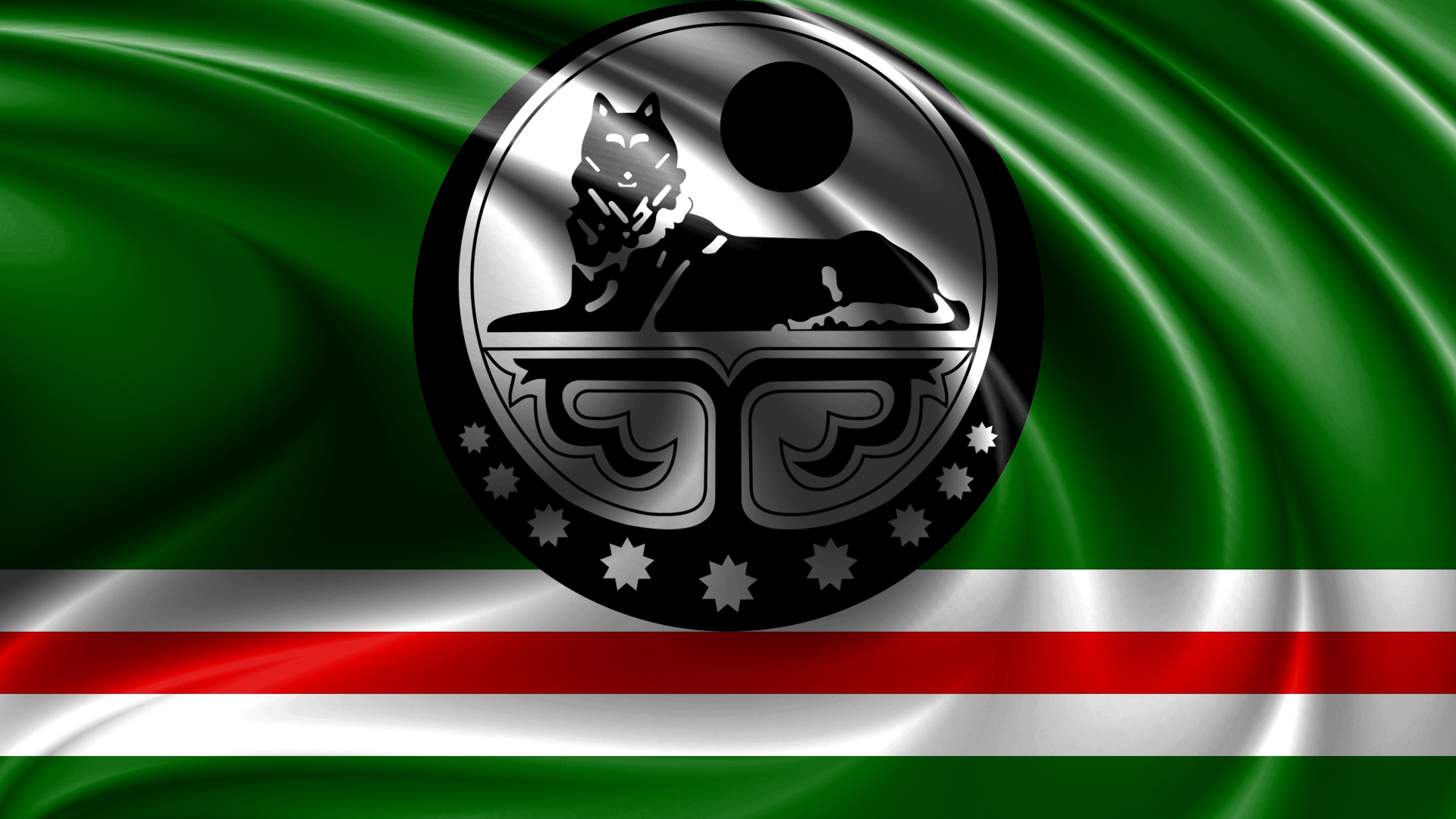 Чечня флаг карта