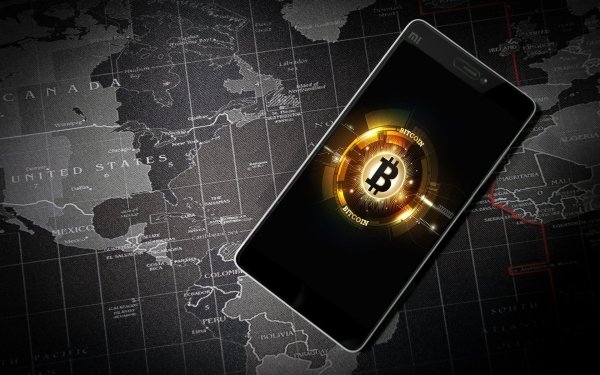 Technology Bitcoin Money Map Cryptocurrency HD Wallpaper | Background Image