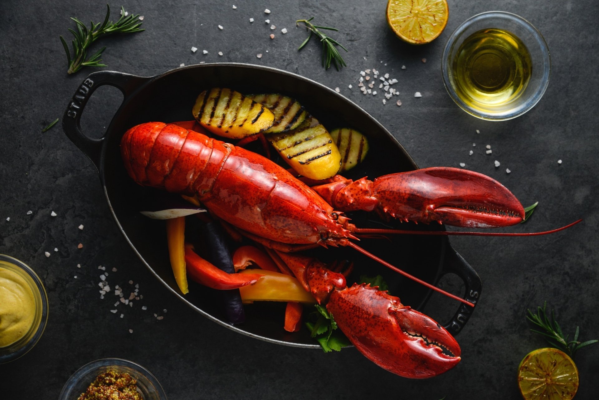 Download Crustacean Still Life Seafood Food Lobster HD Wallpaper