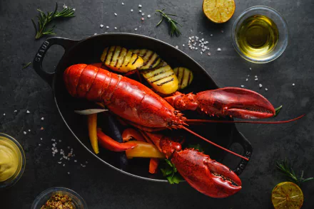 crustacean still life seafood food lobster HD Desktop Wallpaper | Background Image