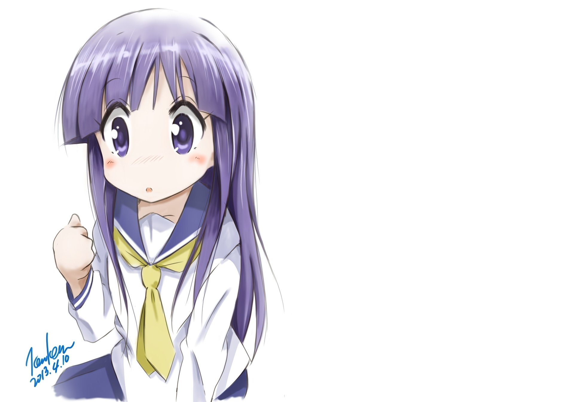 Download Yukari Hinata Anime Yuyushiki HD Wallpaper by けむけむ