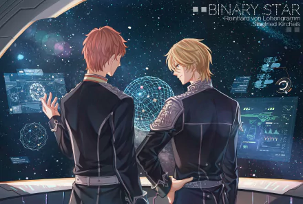 Siegfried Kircheis Reinhard von Lohengramm Anime Legend Of The Galactic Heroes HD Desktop Wallpaper | Background Image