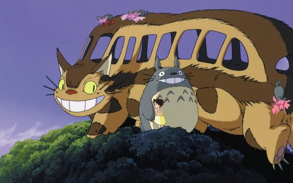 Anime My Neighbor Totoro Catbus Totoro Satsuki Kusakabe HD Wallpaper | Background Image