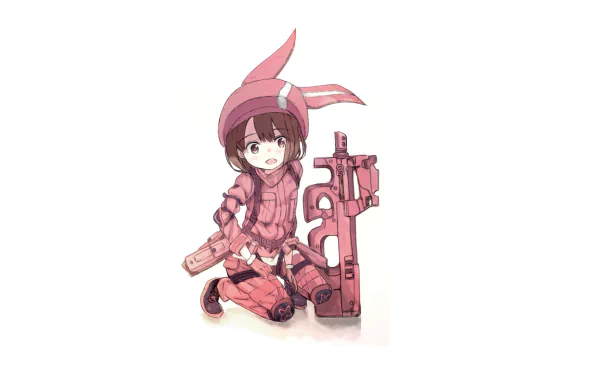 LLENN (Sword Art Online) Karen Kohiruimaki Anime Sword Art Online Alternative: Gun Gale Online HD Desktop Wallpaper | Background Image