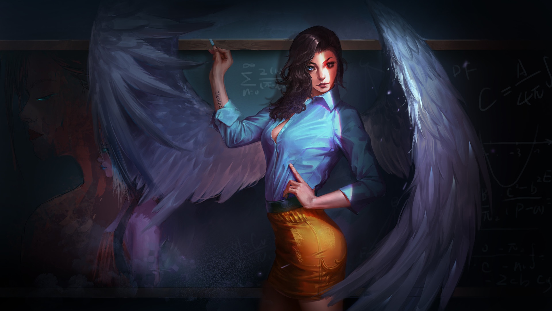 Fantasy Angel HD Wallpaper by yeshenyue