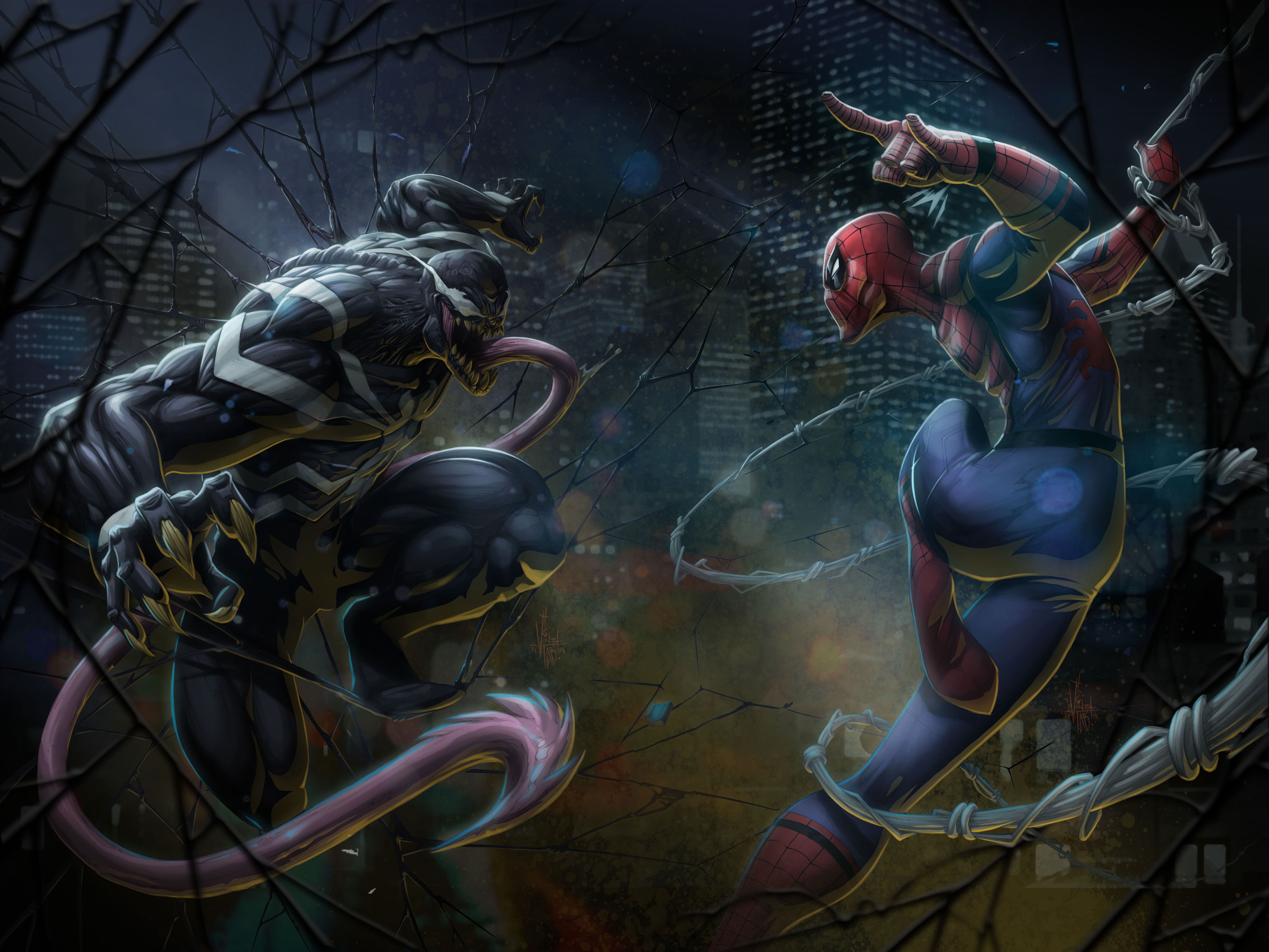Spider-Man 4k Ultra HD Wallpaper by Vinz-el-Tabanas