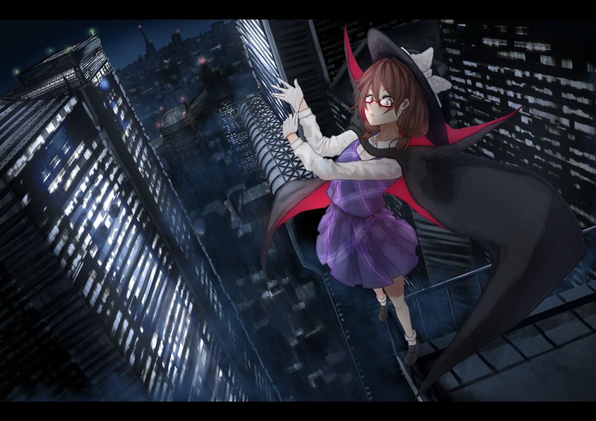 Download Sumireko Usami Night Anime Touhou Anime Night HD Wallpaper