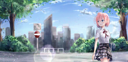 Yui Yuigahama Anime My Teen Romantic Comedy SNAFU HD Desktop Wallpaper | Background Image
