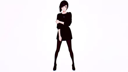  Angry Brunette by Ilya Kuvshinov