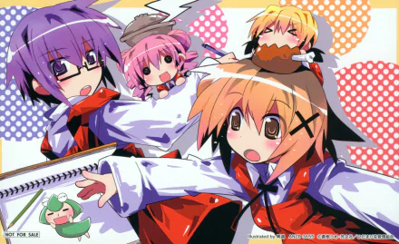 Yuno (Hidamari Sketch) Ume-sensei (Hidamari Sketch) Sae (Hidamari Sketch) Miyako (Hidamari Sketch) Hiro (Hidamari Sketch) Anime Hidamari Sketch HD Desktop Wallpaper | Background Image