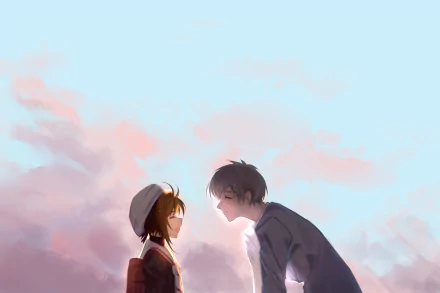 Yukito Tsukishiro Sakura Kinomoto Anime Cardcaptor Sakura HD Desktop Wallpaper | Background Image