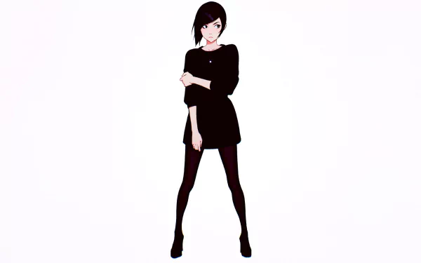  Angry Brunette by Ilya Kuvshinov
