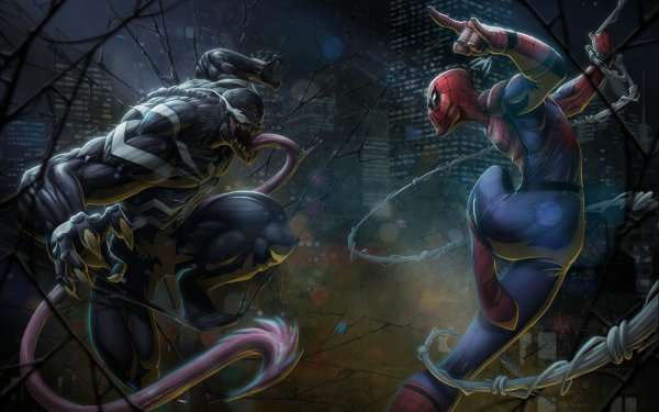 Comics Spider-Man Veneno Marvel Comics Fondo de pantalla HD | Fondo de Escritorio