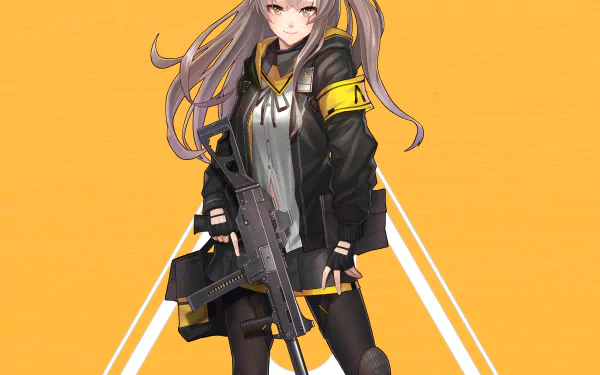 UMP45 (Girls Frontline) video game Girls Frontline HD Desktop Wallpaper | Background Image