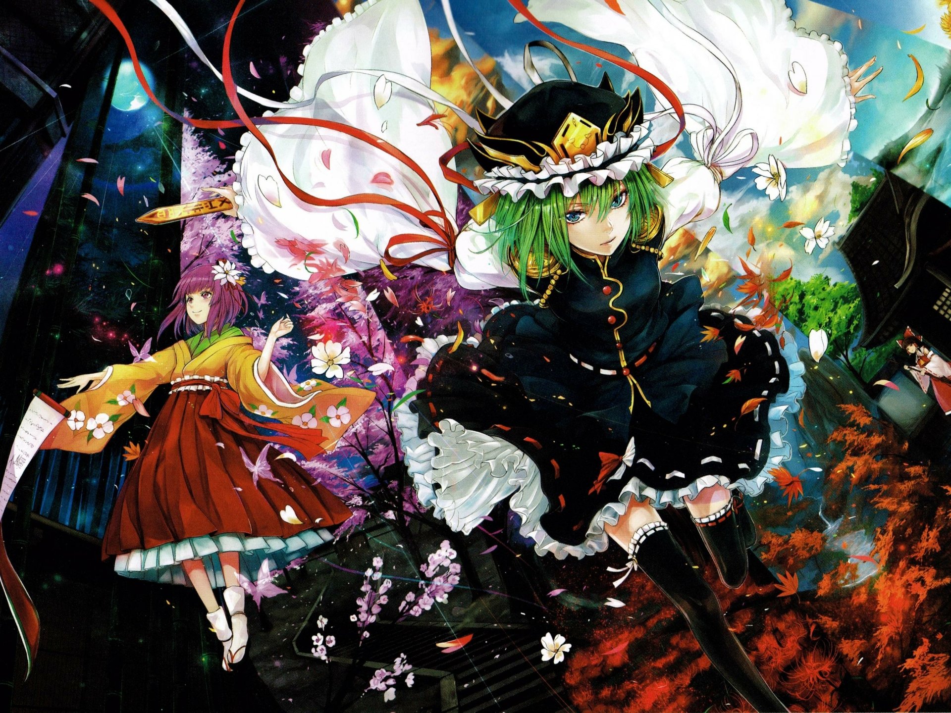 Anime Touhou HD Wallpaper