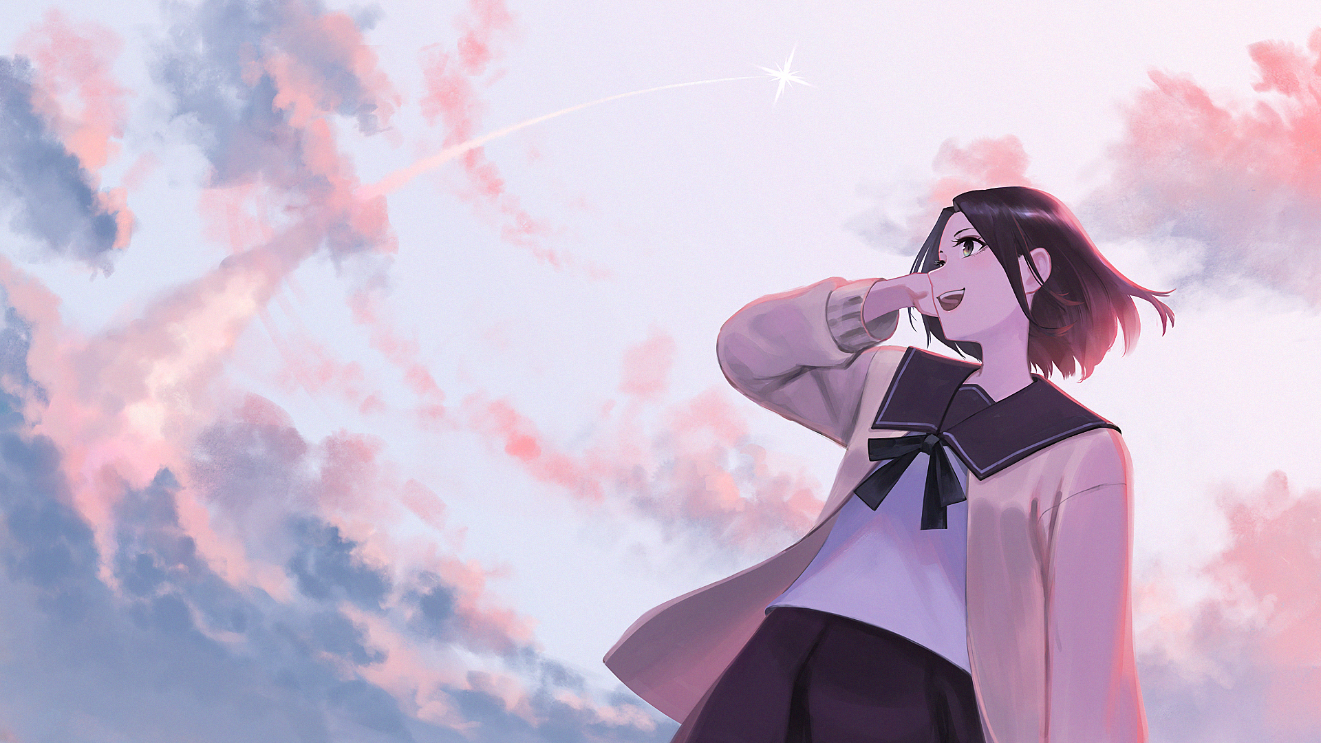 Download Anime Original HD Wallpaper by ただのサボテン