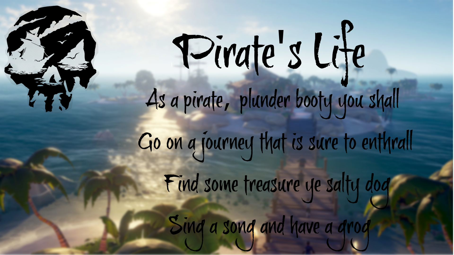 Sea Of Thieves Poem Wallpaper Hd Wallpaper Background Image