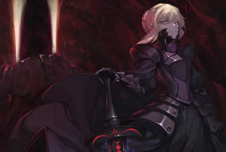 Saber Alter Anime Fate/Grand Order HD Desktop Wallpaper | Background Image