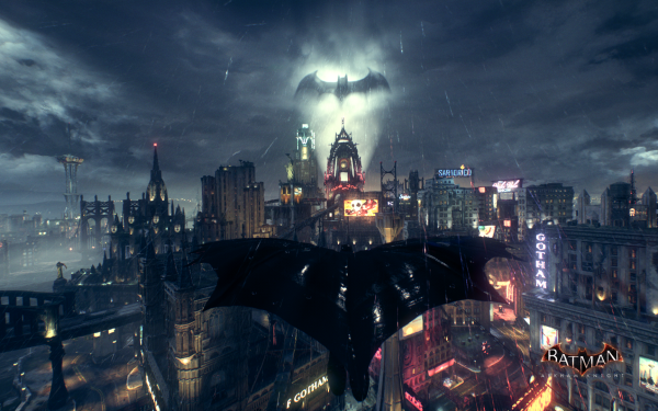 Videojuego Batman: Arkham Knight Batman Videojuegos Gotham City Bat-Signal Fondo de pantalla HD | Fondo de Escritorio