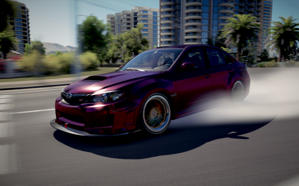Video Game Forza Horizon 3 Forza Purple Car Drifting Subaru Impreza WRX STI HD Wallpaper | Background Image