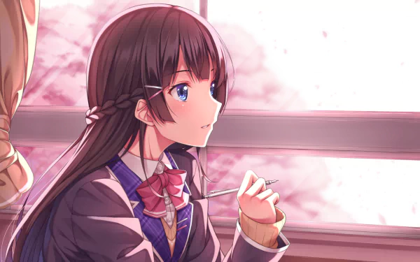 Tsukino Mito Anime Virtual Youtuber HD Desktop Wallpaper | Background Image