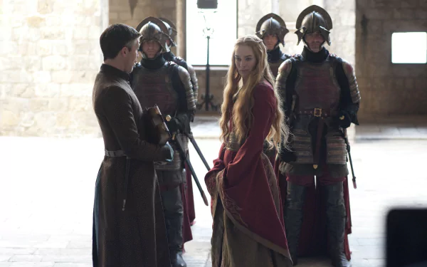Aidan Gillen Lena Headey Cersei Lannister Petyr Baelish TV Show Game Of Thrones HD Desktop Wallpaper | Background Image