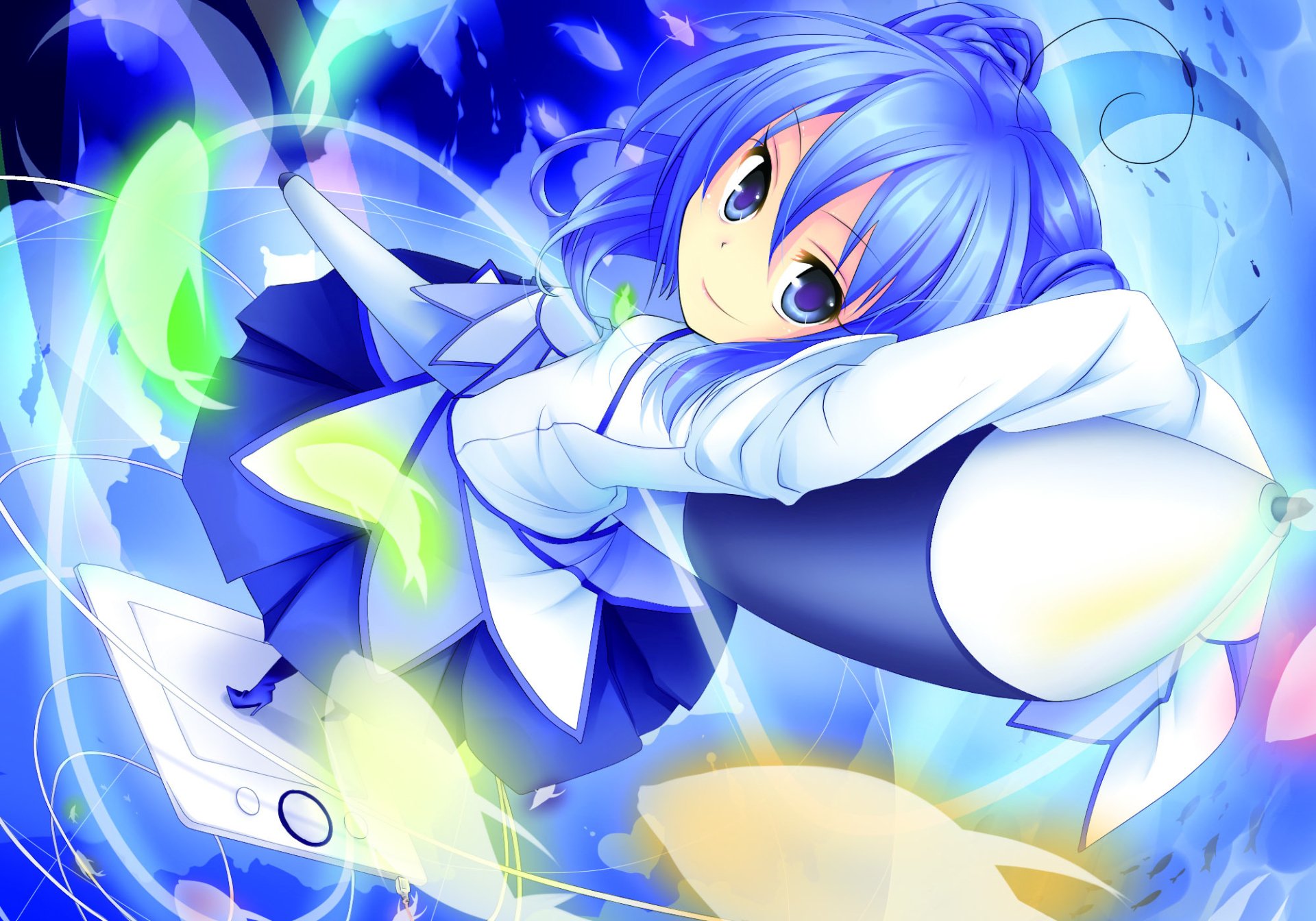 Download Anime Pixiv-tan HD Wallpaper by くそつむ
