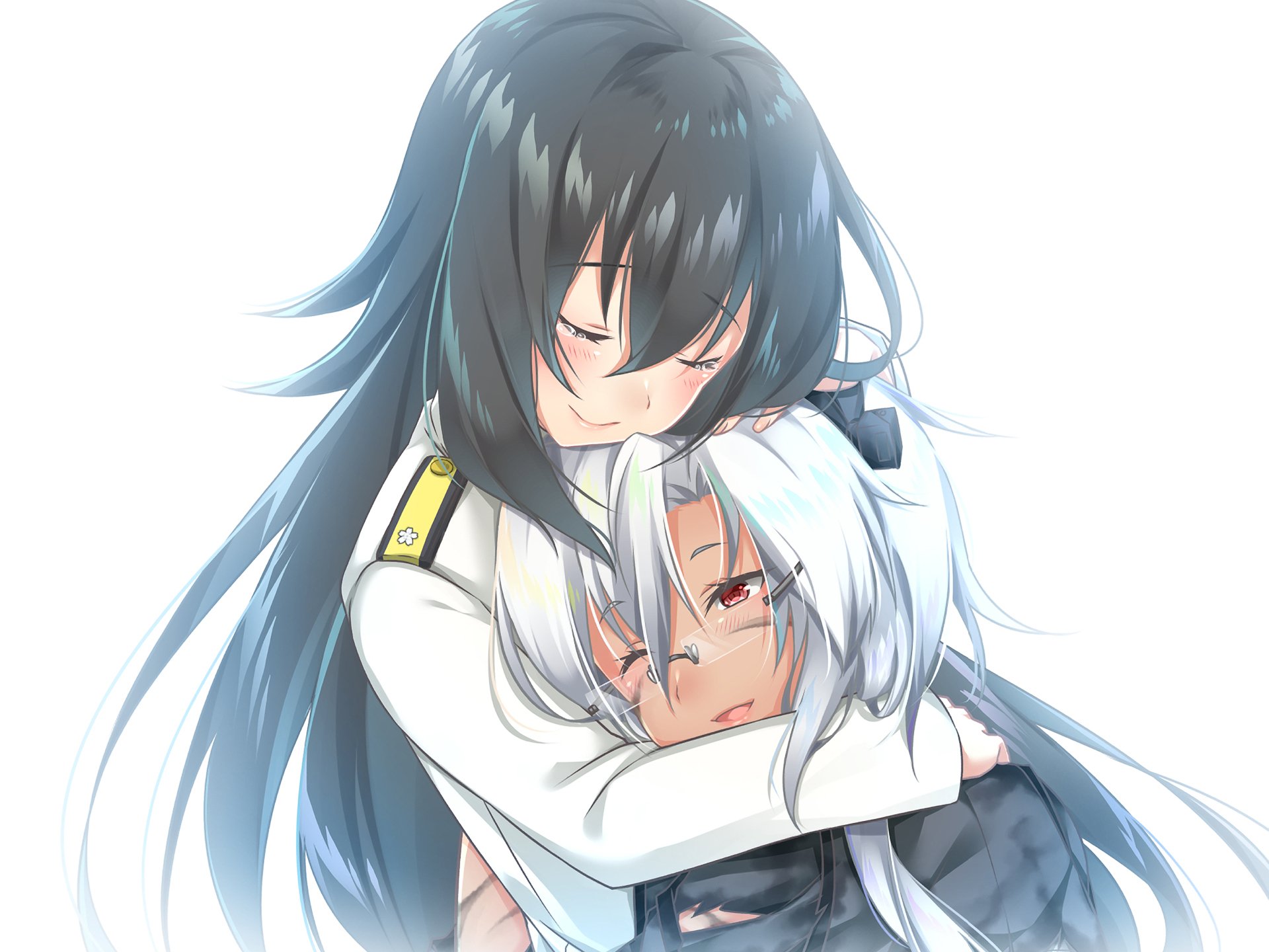 Download Musashi (Kancolle) Admiral (Kancolle) Anime Kantai Collection HD Wallpaper by バレット